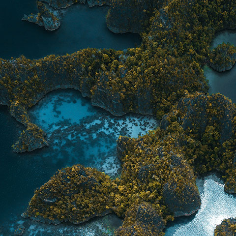 Waigeo Island Drone View